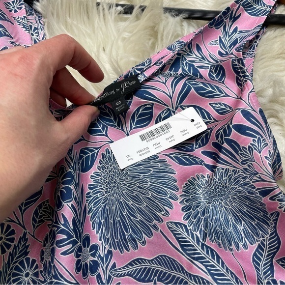 J. Crew‎ x Abigail Borg Silk Floral Tank Top Blouse - Picture 2 of 7